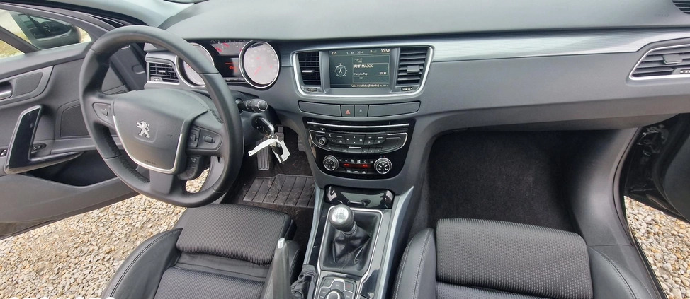Peugeot 508 cena 33800 przebieg: 240000, rok produkcji 2012 z Sobótka małe 596